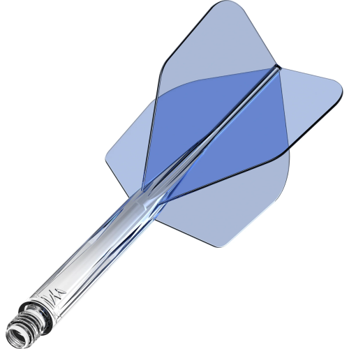 Mission Force 90 Moulded Flight & Shaft System Blau/Transparent - Standard No6
